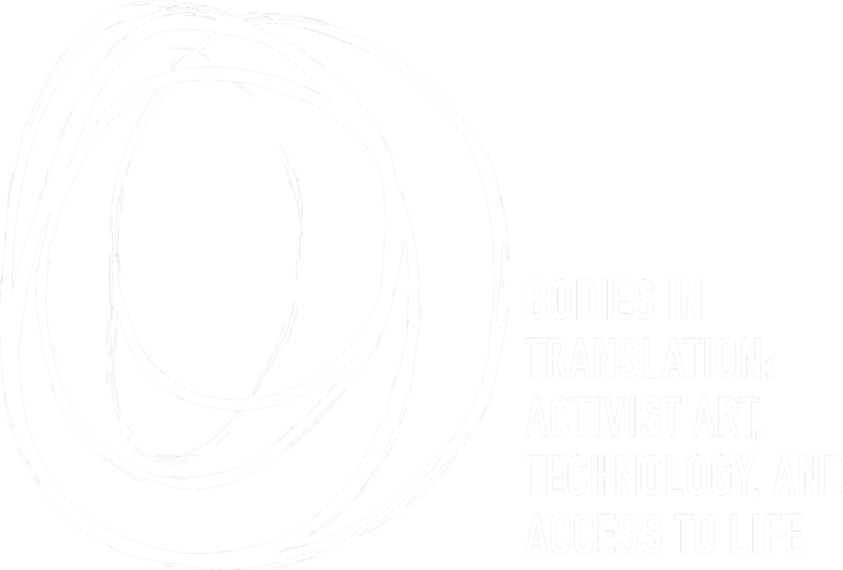 Bodies in Translation logo in white.