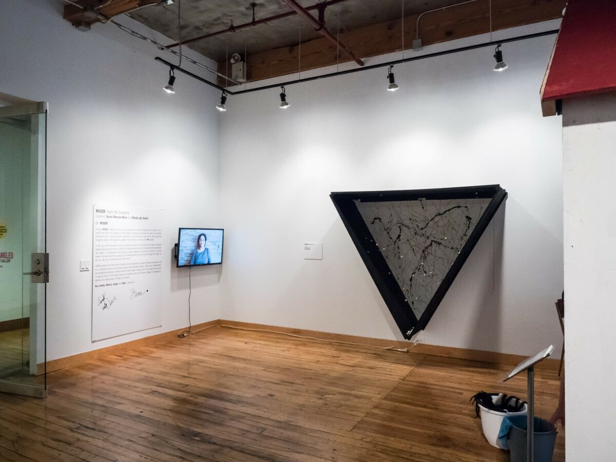 A gallery installation at Crip Interiors: MIXER.