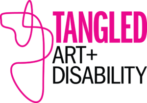 Tangled Art + Disability logo.